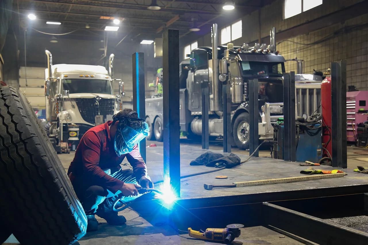 Vehicle receiving fleet maintenance near Waitara